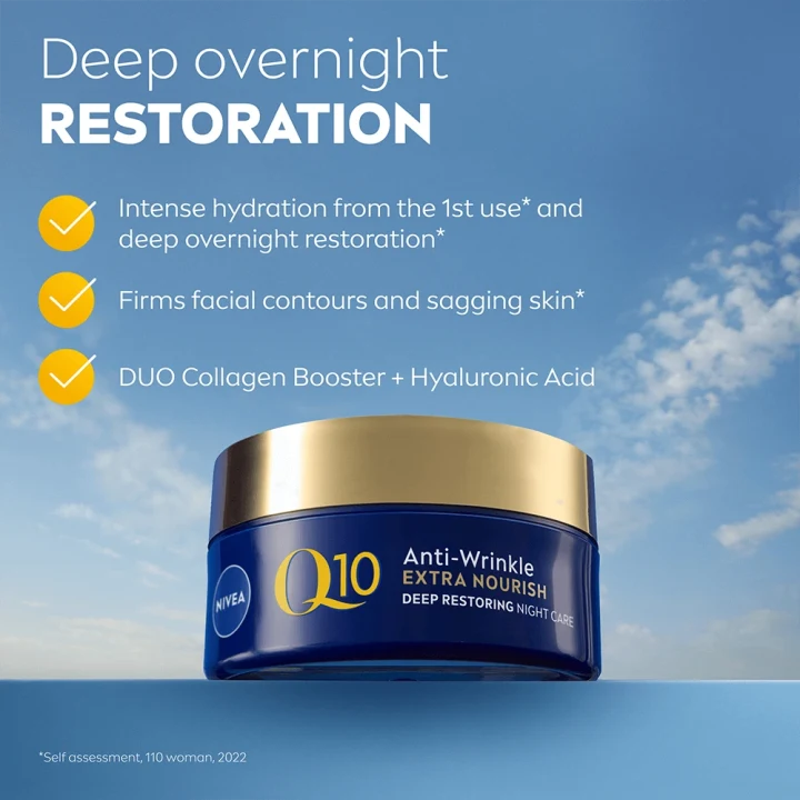 Nivea Q10 Extra Nourish Night Cream 50 ml Nivea