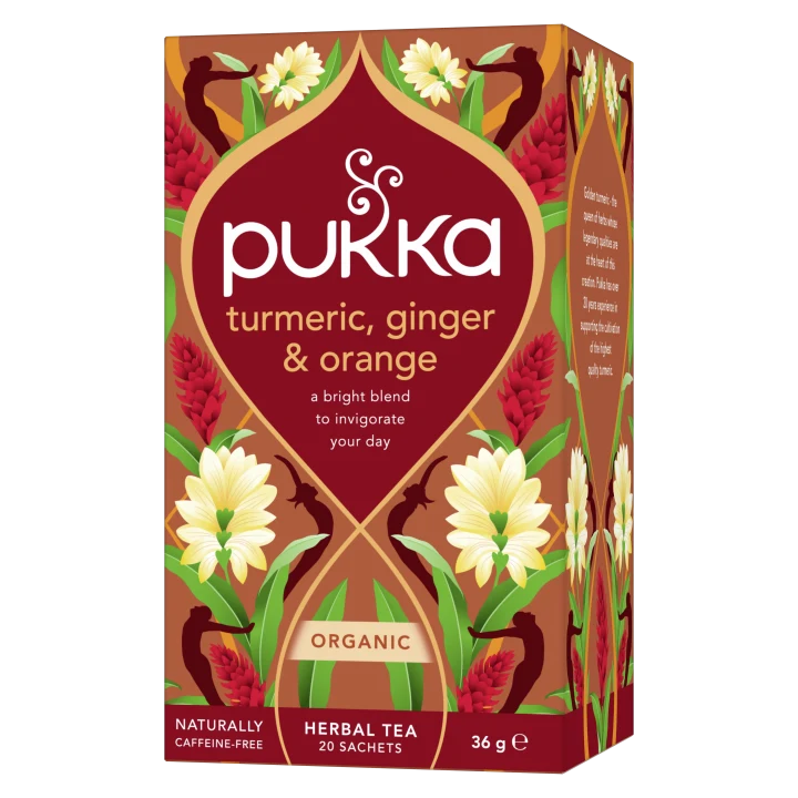 Pukka Örtte Turmeric, Ginger & Orange 20-pack Pukka