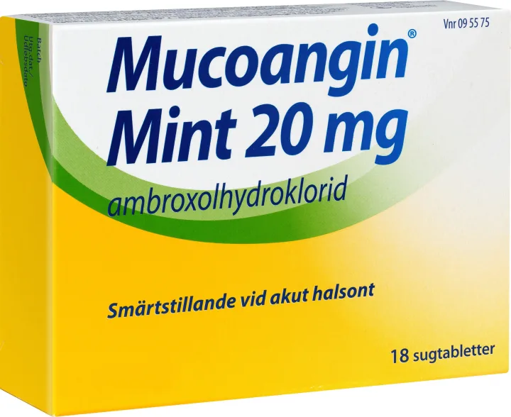 Mucoangin Mint sugtablett 20 mg 18 st Mucoangin
