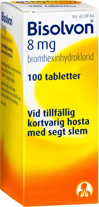 Bisolvon tablett 8 mg 100 st Bisolvon
