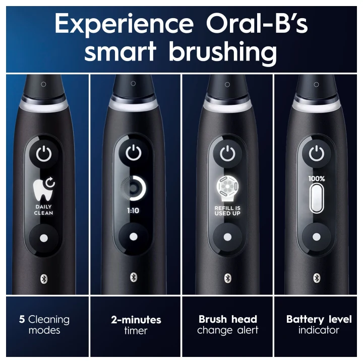 Oral-B Eltandborste iO6 Black Lava Oral-B