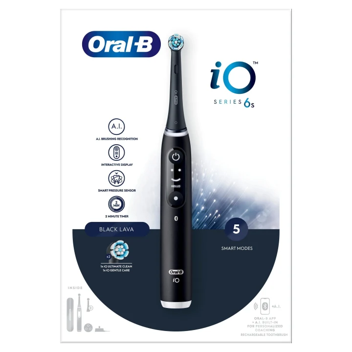 Oral-B Eltandborste iO6 Black Lava Oral-B