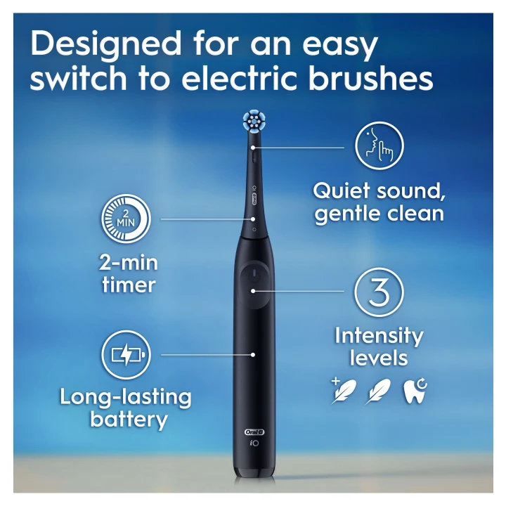Oral-B Eltandborste iO2 Duo Night Black/Calm Pink Oral-B