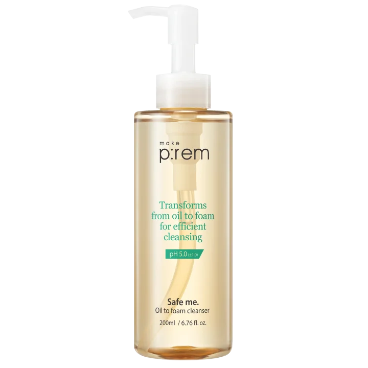 Make P:rem Safe Me Oil to Foam Cleanser 200 ml Makeprem