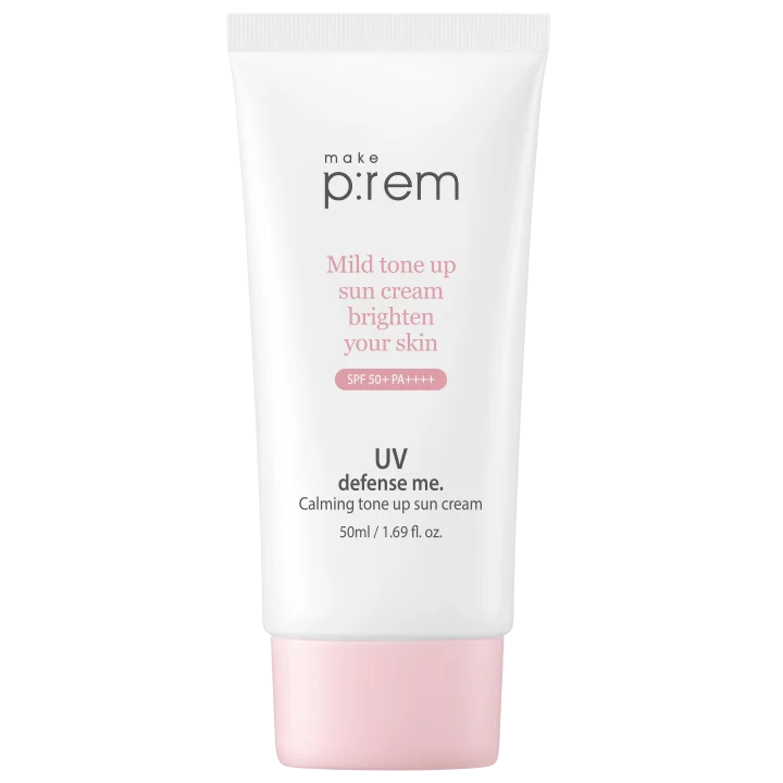 Make P:rem UV Defense Me Calming Tone Up Sun Cream SPF 50+, 50 ml Makeprem