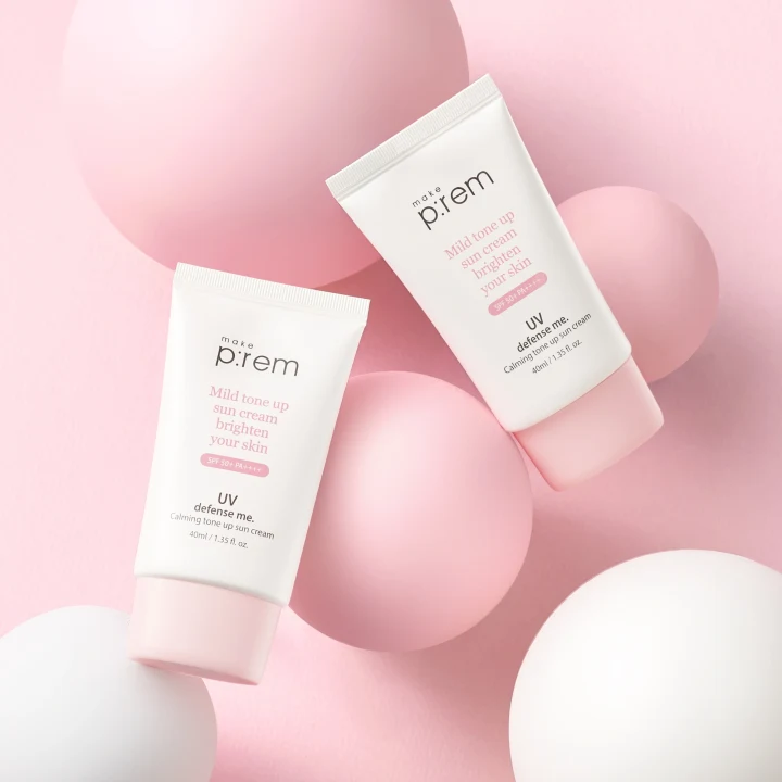 Make P:rem UV Defense Me Calming Tone Up Sun Cream SPF 50+, 50 ml Makeprem