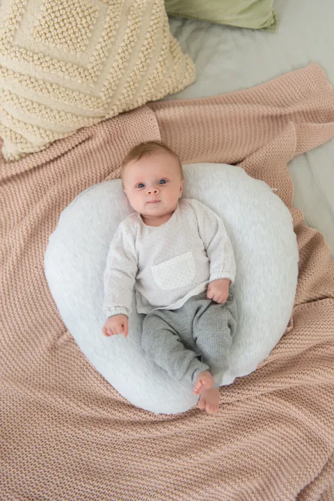 Doomoo Amningskudde Melerad Vit Doomoo