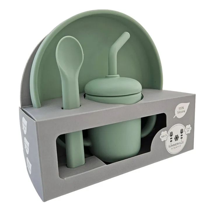 Summerville Organic Matset 3 delar Cameo Green Summerville Organic