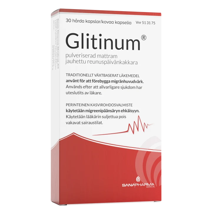 Glitinum Kapsel, hård Blister, 30 kapslar Glitinum