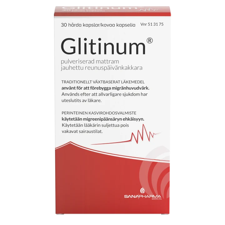 Glitinum Kapsel, hård Blister, 30 kapslar Glitinum