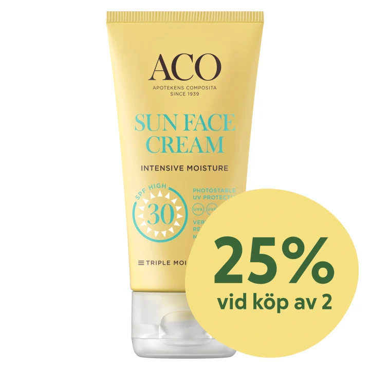 ACO Sun Face Cream SPF 30 50 ml ACO