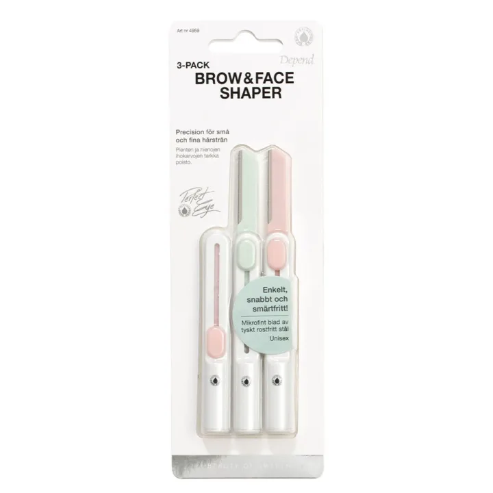 Depend Perfect Brow & Face Shaper Retractable 3-pack Depend