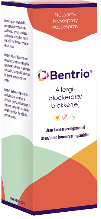 Bentrio Nässpray Allergiblockerare 20 ml Bentrio