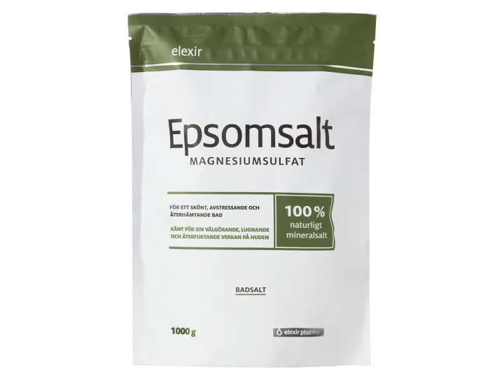 Elexir Epsomsalt 1000 gram Elexir Pharma