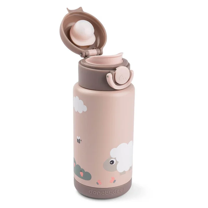 Done by Deer Insulated Bottle Tiny Farm Powder 340 ml Done by Deer