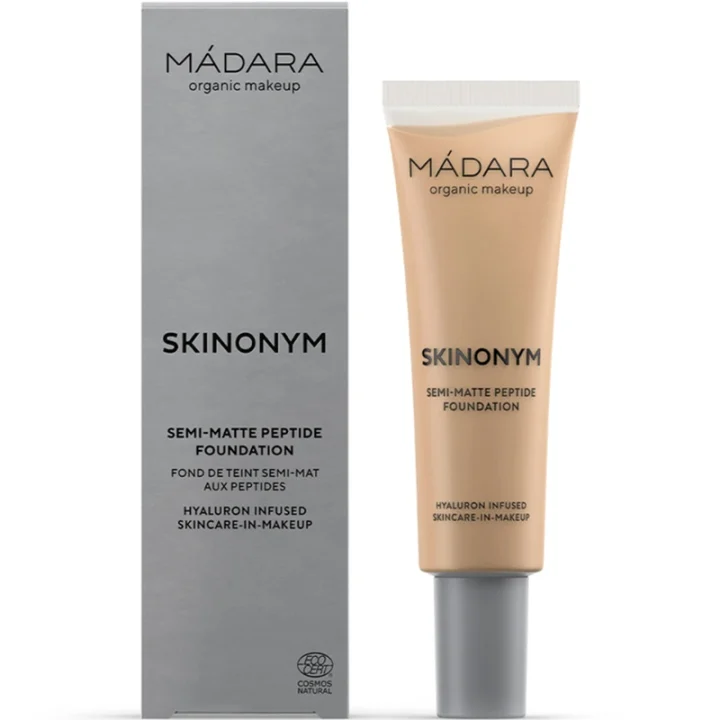 Mádara Skinonym Semi-Matte Peptide Foundation 30 ml 40 Sand Mádara