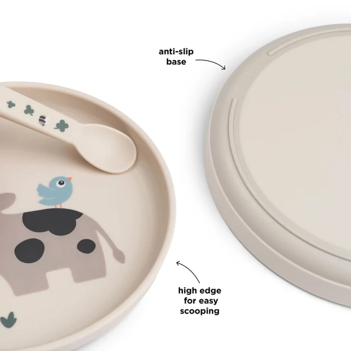 Done by Deer Foodie Plate Tiny Farm Sand Done by Deer