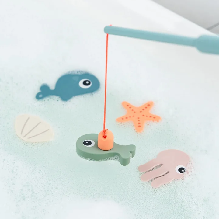 Done by Deer Bath Fishing Toy Sea Friends Done by Deer