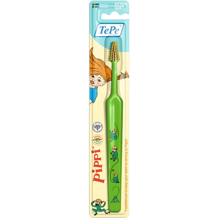 TePe Kids Pippi Extra Soft Tandborste 3+ år 1 st TePe