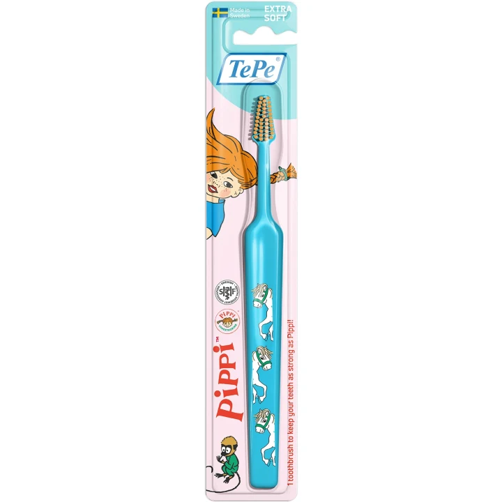 TePe Kids Pippi Extra Soft Tandborste 3+ år 1 st TePe