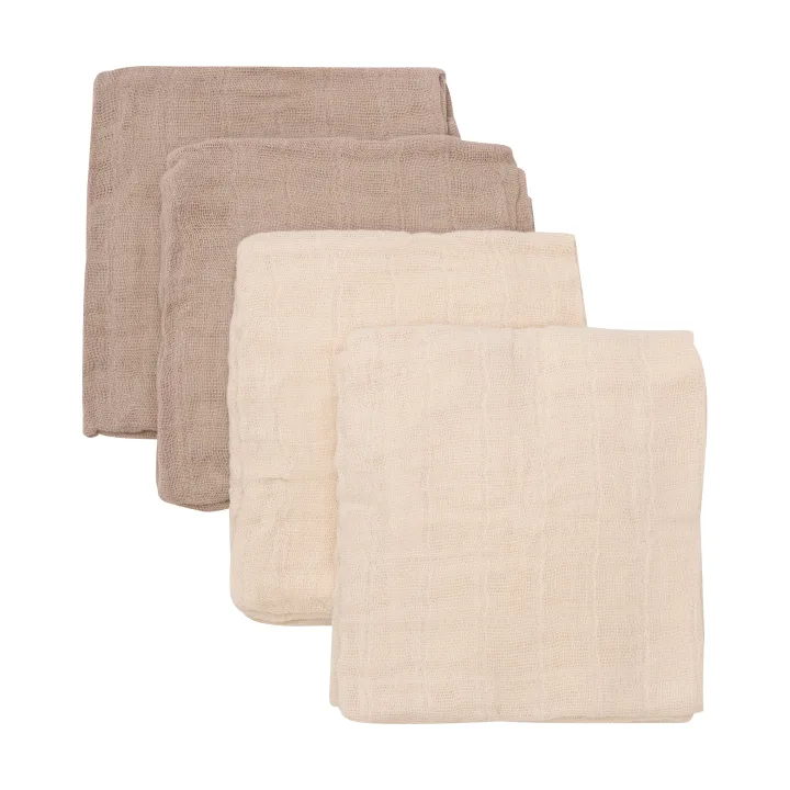 PIPPI Cloth Muslin solid Nomad 4-pack Pippi