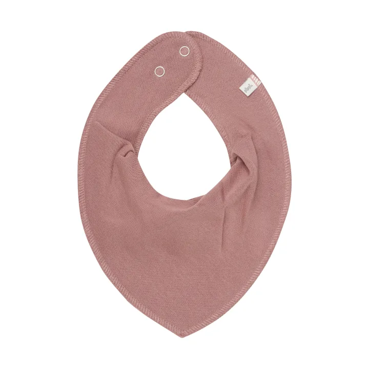 PIPPI Bandana Bib Solid New Maroon Onesize 5-pack Pippi