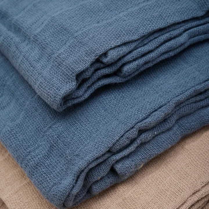 PIPPI Cloth Muslin Solid China Blue 4-pack Pippi