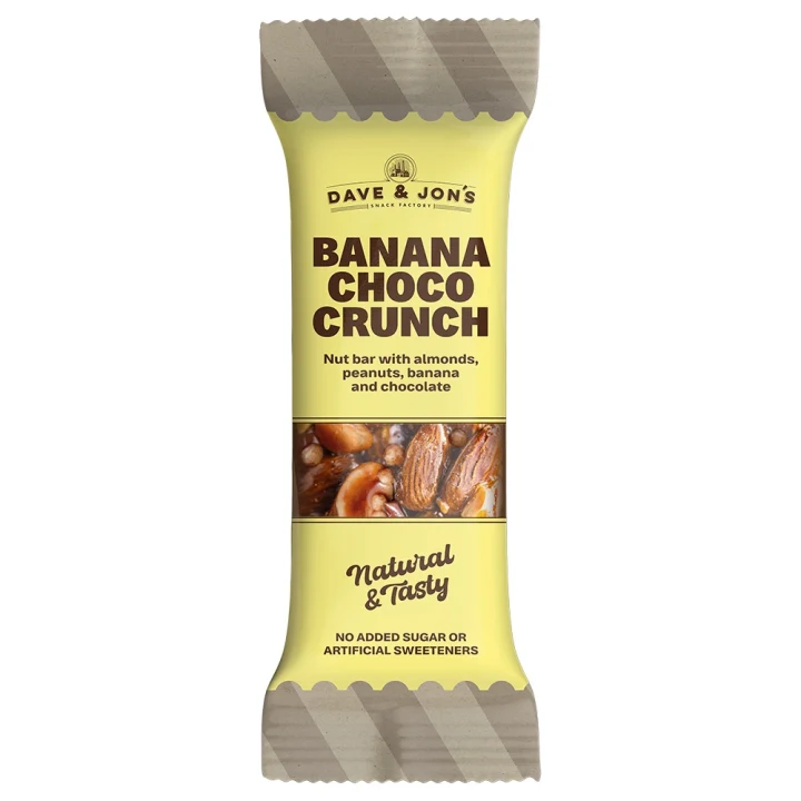 Dave & Jon's Nötbar Banan/Choklad 35 g Dave & Jons