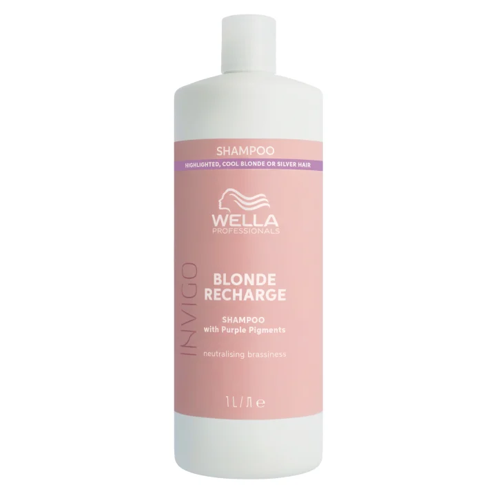 Wella Professionals Invigo Blonde Recharge Cool Blonde Shampoo 1000 ml Wella
