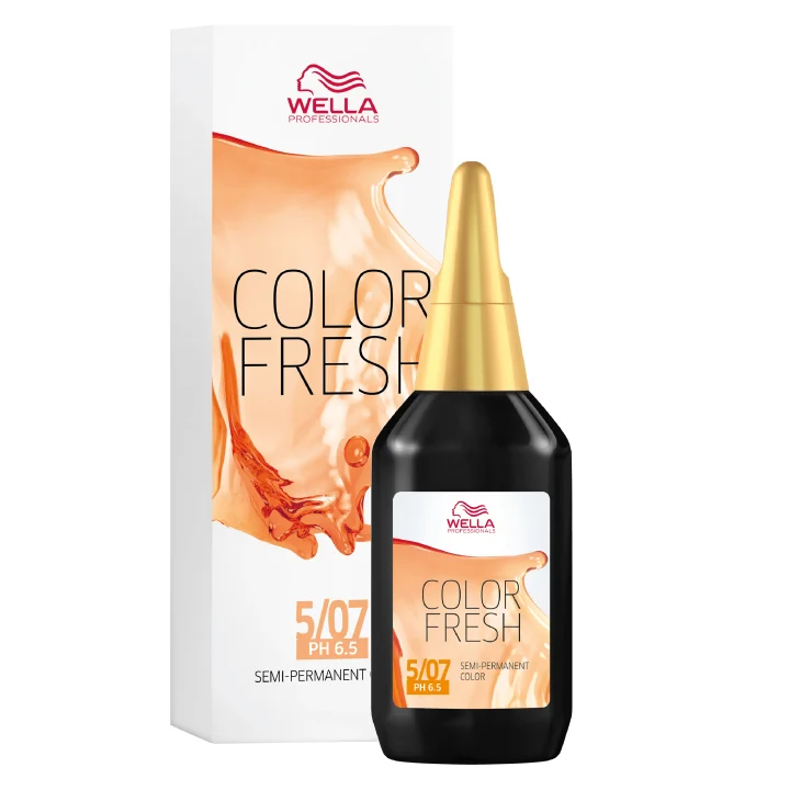 Wella Professionals Color Fresh 75 ml 5/07 Light Brown Natural Brown Wella