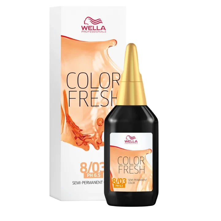 Wella Professionals Color Fresh 75 ml 8/03 Light Natural Gold Blonde Wella