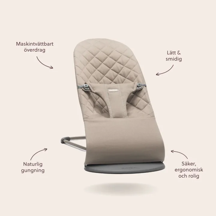 BabyBjörn Babysitter Bliss 3D Jersey Ljusbeige Babybjörn