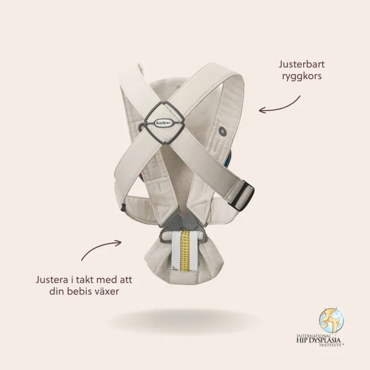 BabyBjörn Bärsele Mini 3D Jersey Ljusbeige Babybjörn