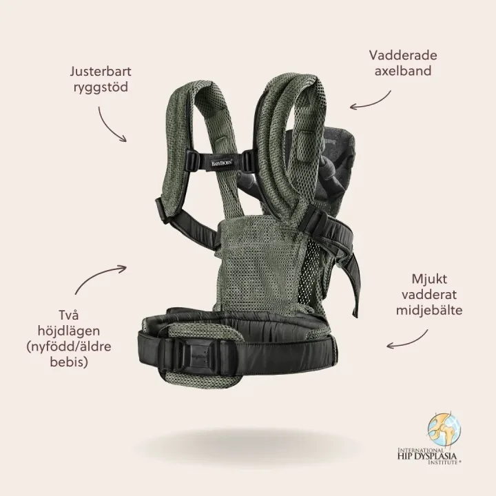 BabyBjörn Bärsele Harmony 3D Mesh Mörkgrön Babybjörn