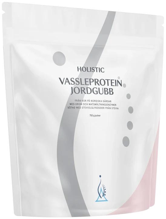 Holistic Vassleprotein Jordgubb 750 g Holistic