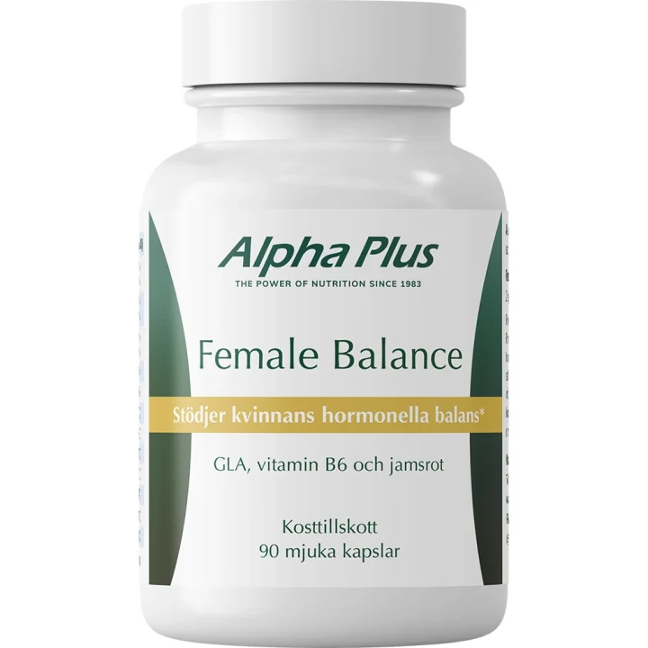Alpha Plus Female Balance 90 mjuka kapslar Alpha Plus