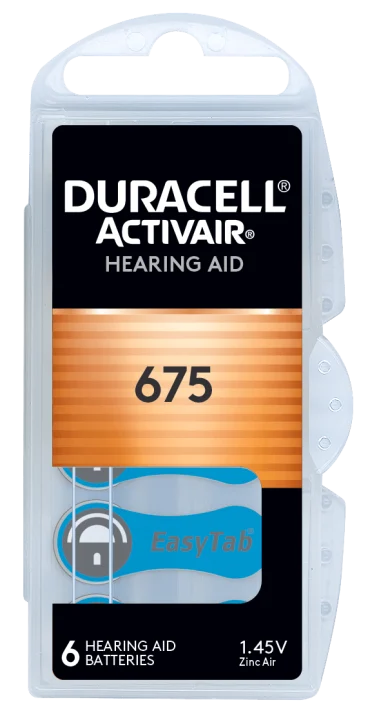 Duracell Activair batteri typ 675 6 st Duracell