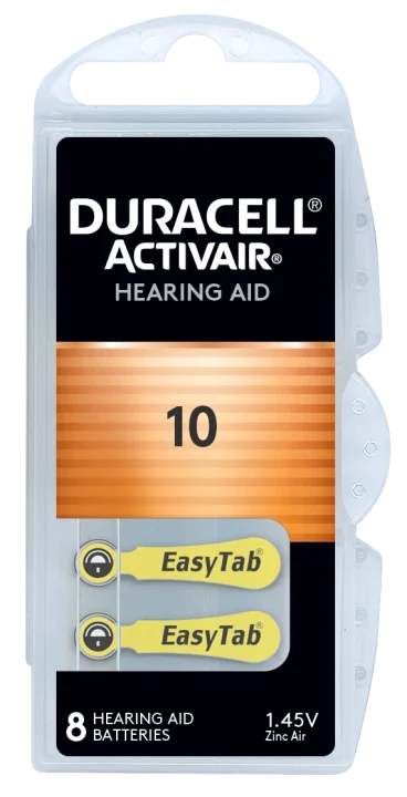 Duracell Activair batteri typ 10 8 st Duracell
