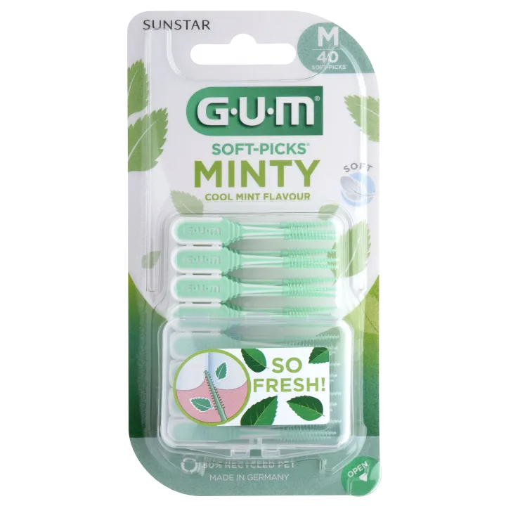 GUM SOFT-PICKS MINTY Medium 40st Gum