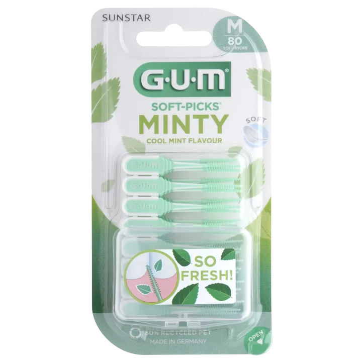 GUM SOFT-PICKS MINTY Medium 80st Gum