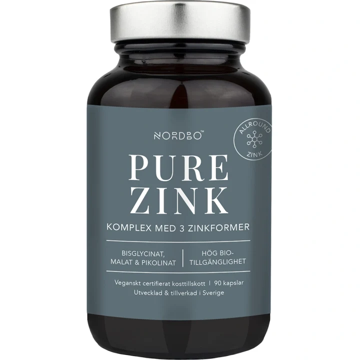 Nordbo Pure Zink 90 kapslar Nordbo