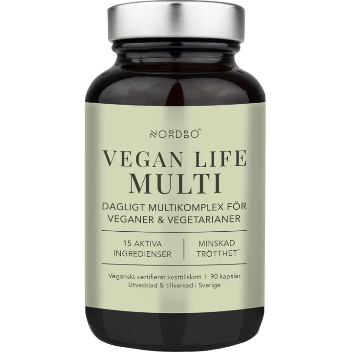 Nordbo Vegan Life Multi 90 kapslar Nordbo