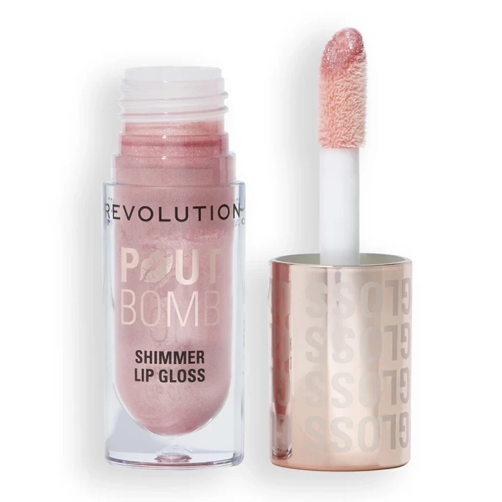 Revolution Beauty London Pout Bomb Shimmer Gloss 4,5ml Shine Pink Revolution Beauty London