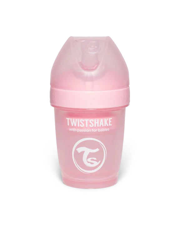 Twistshake Nappflaska Anti-kolik Pro Double 180 ml  Rosa Twistshake