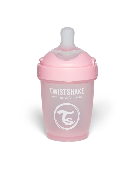 Twistshake Nappflaska Anti-kolik Pro Double 180 ml  Rosa Twistshake
