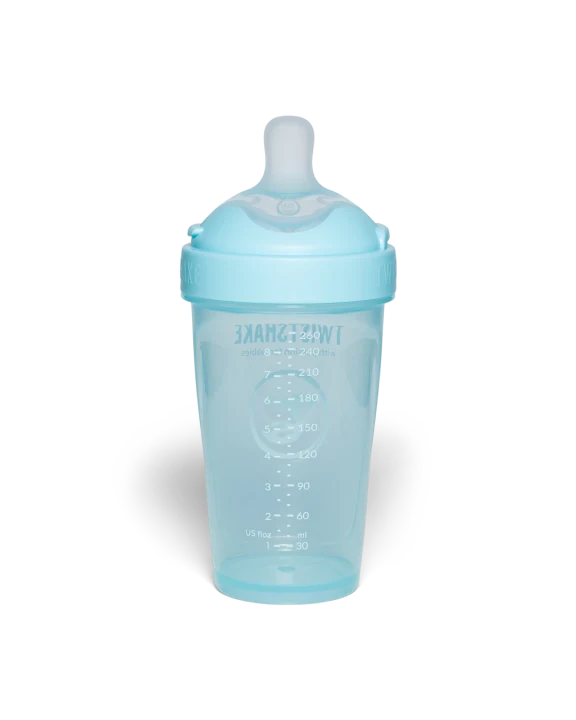 Twistshake Nappflaska Anti-kolik Pro Double 260 ml  Blå Twistshake