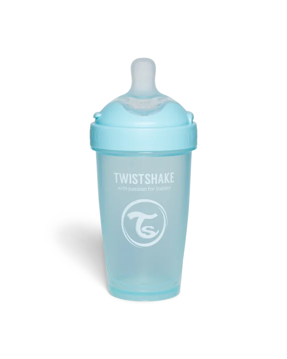 Twistshake Nappflaska Anti-kolik Pro Double 260 ml  Blå Twistshake