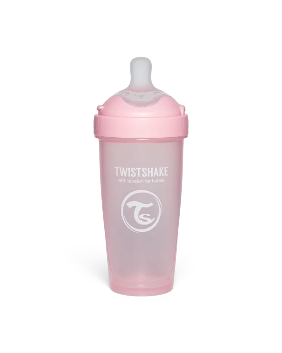 Twistshake Nappflaska Anti-kolik Pro Double 330 ml Rosa Twistshake