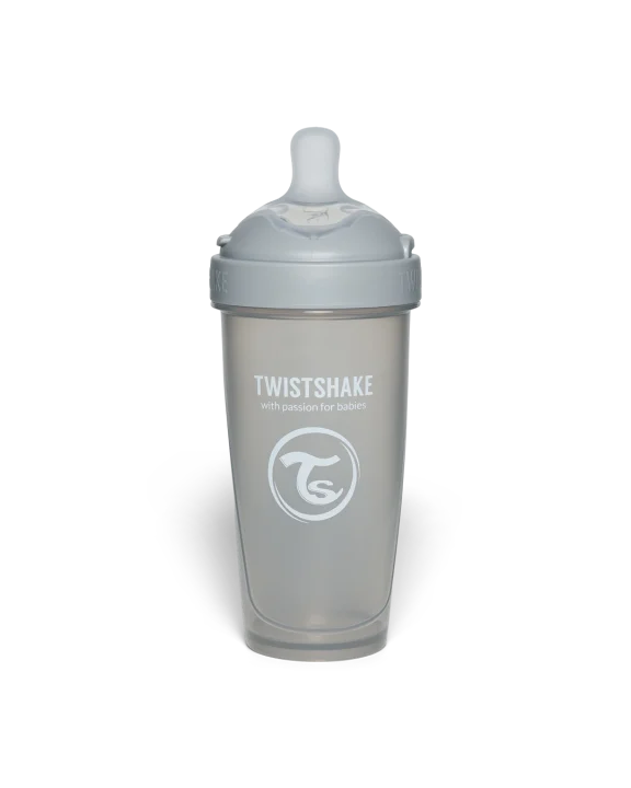 Twistshake Nappflaska Anti-kolik Pro Double 330 ml Grå Twistshake