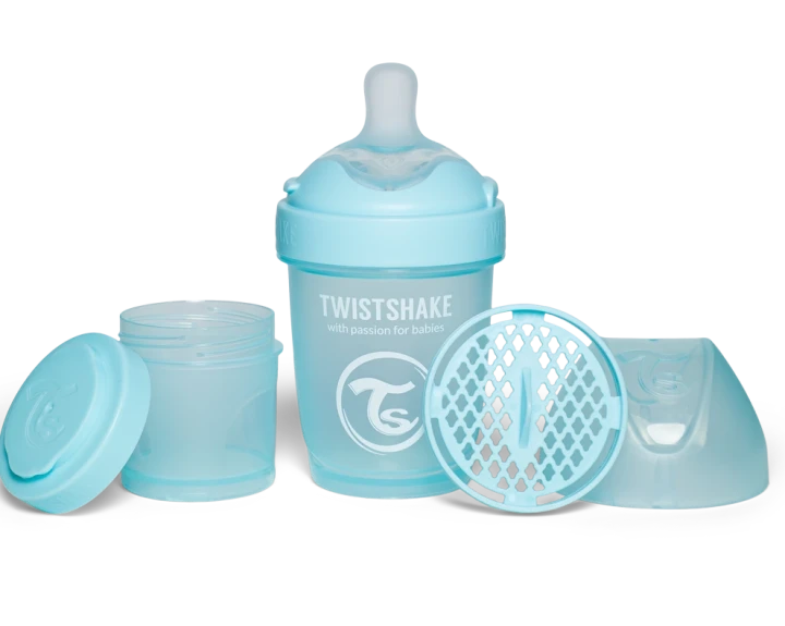 Twistshake Nappflaska Anti-kolik Pro Double 180 ml  Blå Twistshake